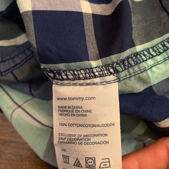 TOMMY HILFIGER Boy’s Casual Button Down Long Sleeve Shirt / Size: 5 - Picture 4 of 10